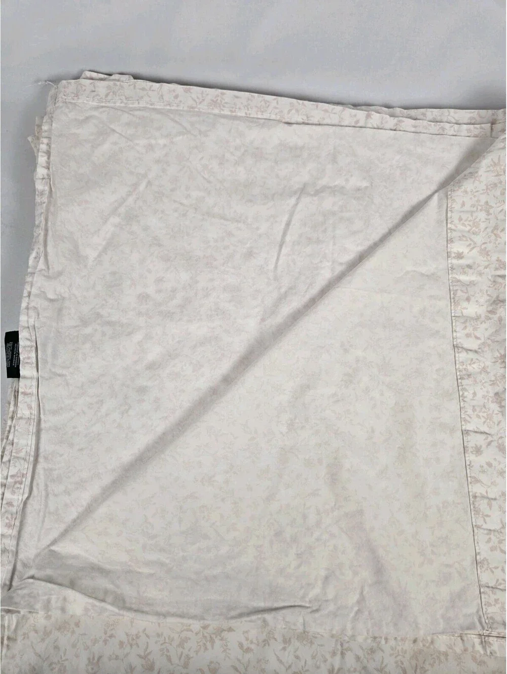 Lauren Ralph Lauren Light Pink Flower Flat Sheet Queen